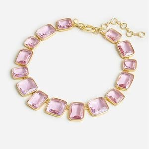 J.Crew Faceted Crystal  Necklace